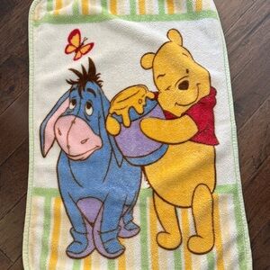 Disney Winnie the Pooh Vintage Baby Blanket